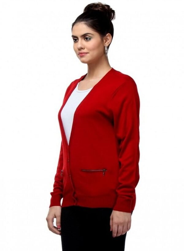 Red Cardigan - Image 2
