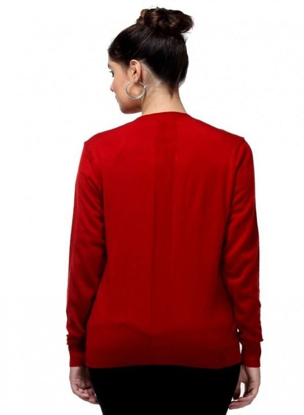 Red Cardigan - Image 4