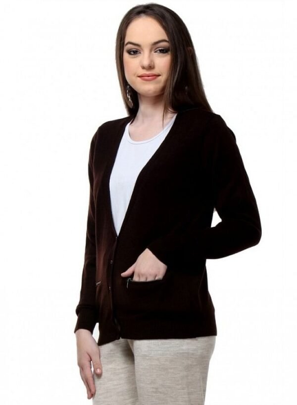 Brown Cardigan - Image 3