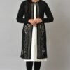 Black Reversible Front Open Women Cardigan